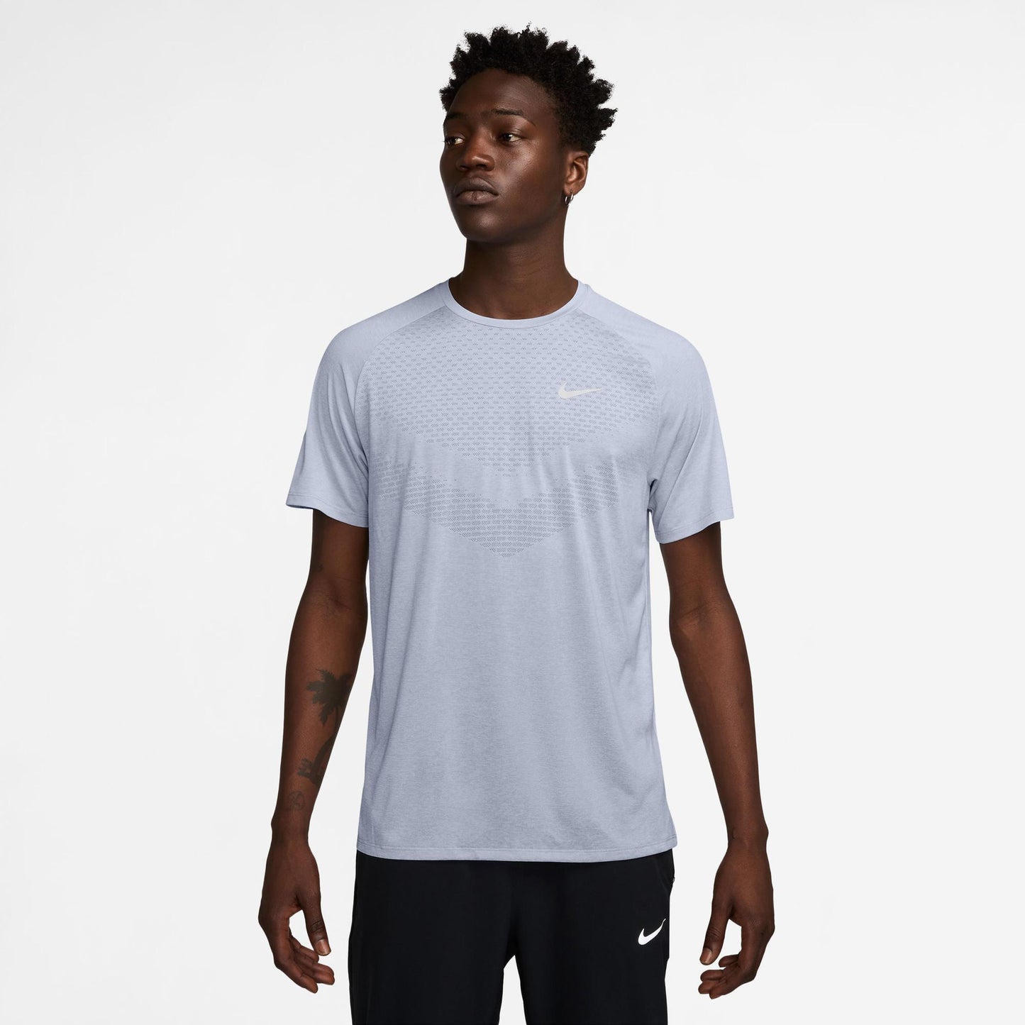 Nike Stride Camiseta de running Hombres - gris, gris