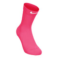 Fast Midweight Crew Calcetines Para Correr-Rosa,Negro