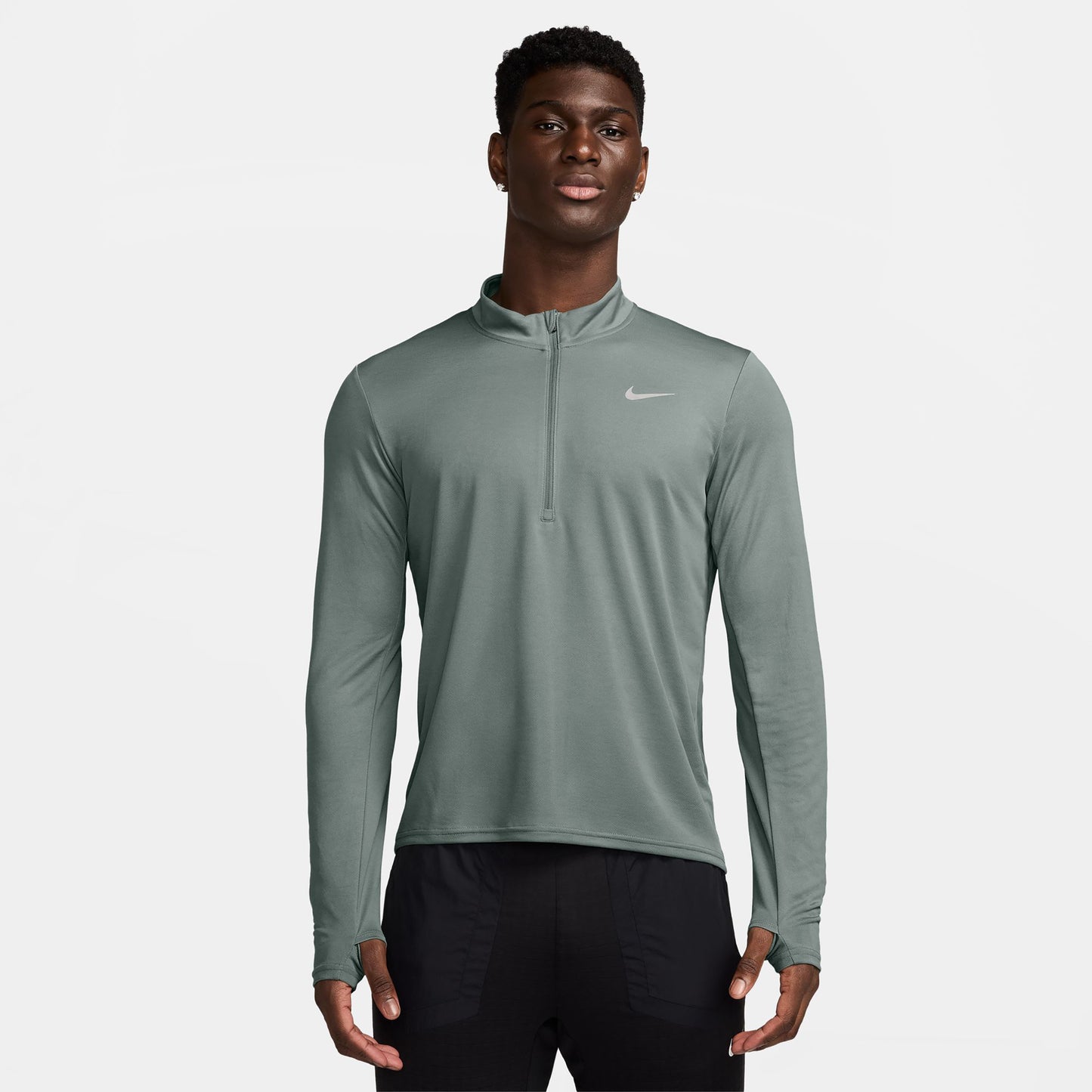 Nike Pacer Half-Zip Camiseta de running Hombres - salvia