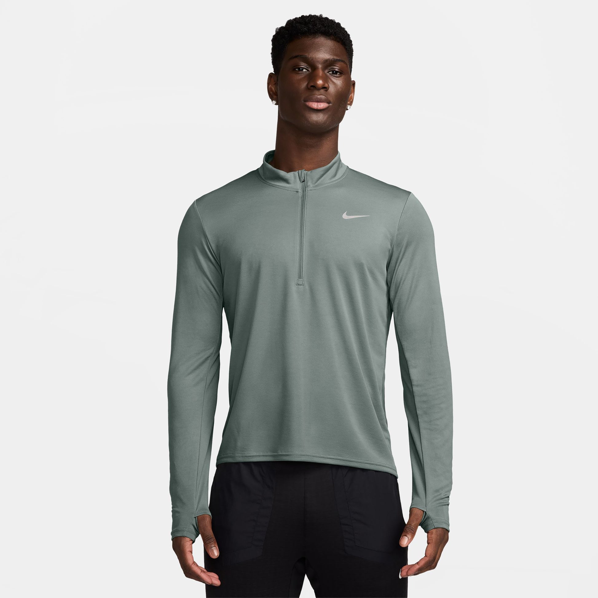 Nike Pacer Half-Zip Camiseta de running Hombres - salvia