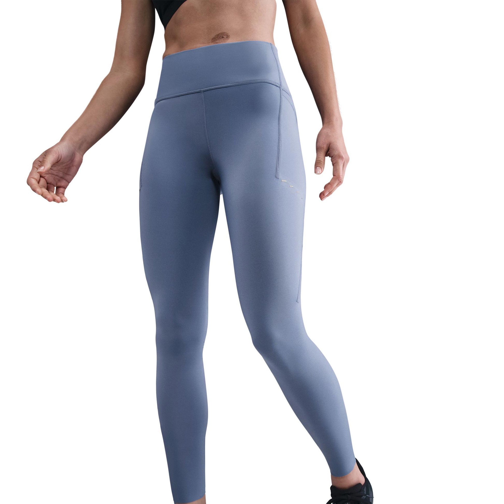 Nike Swift Mallas para correr Mujeres - azul-gris, plateado