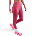 Swift Mallas para correr Mujeres - berry, plateado