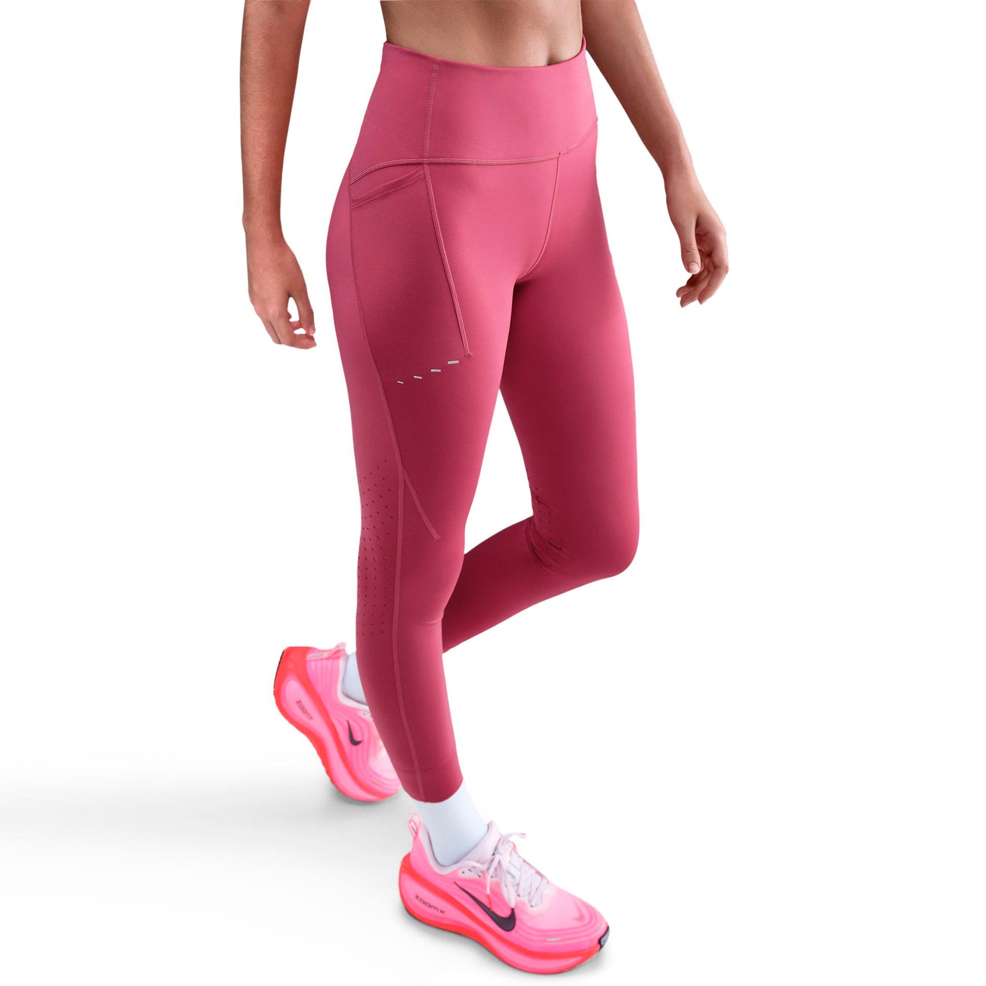 Nike Swift Mallas para correr Mujeres - berry, plateado