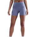 Swift Mallas para correr Mujeres - azul-gris, plateado