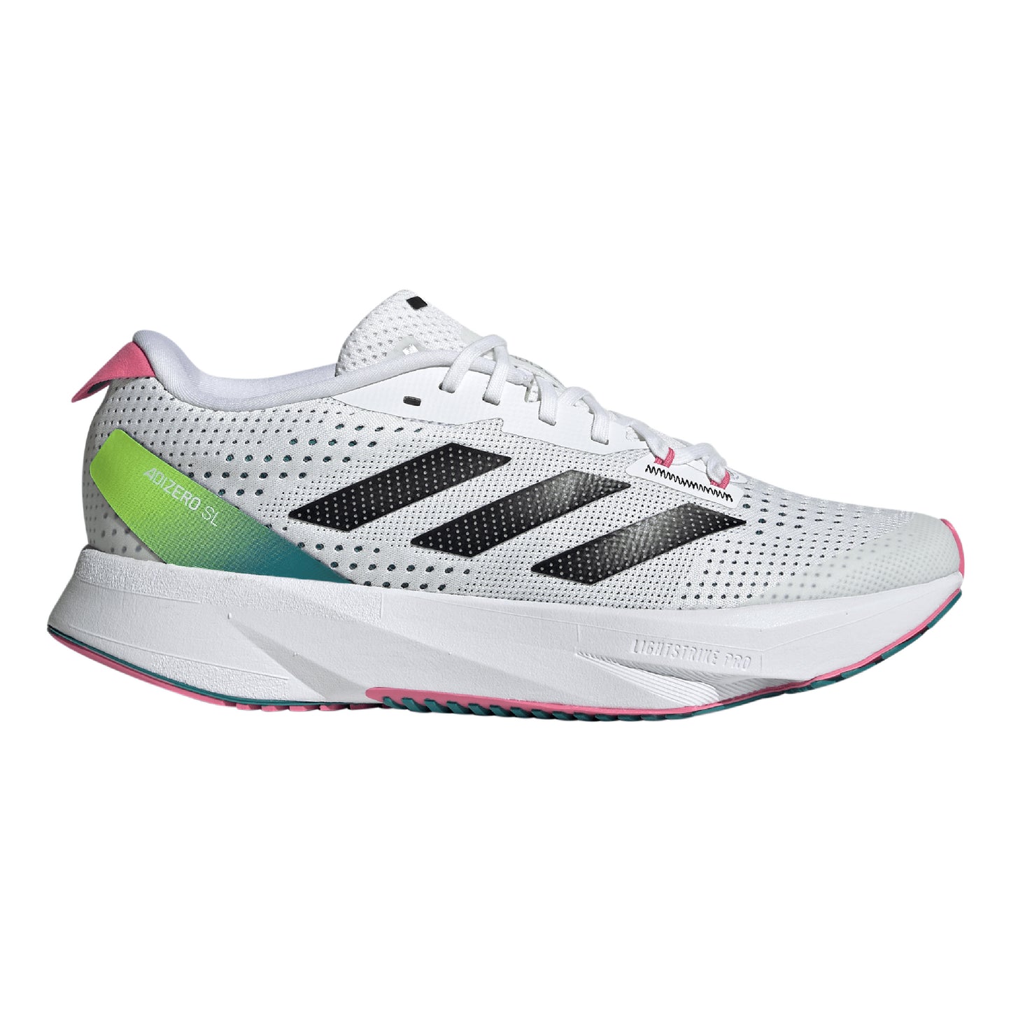 adidas Adizero SL Zapatilla neutral Mujeres - blanco, verde neón