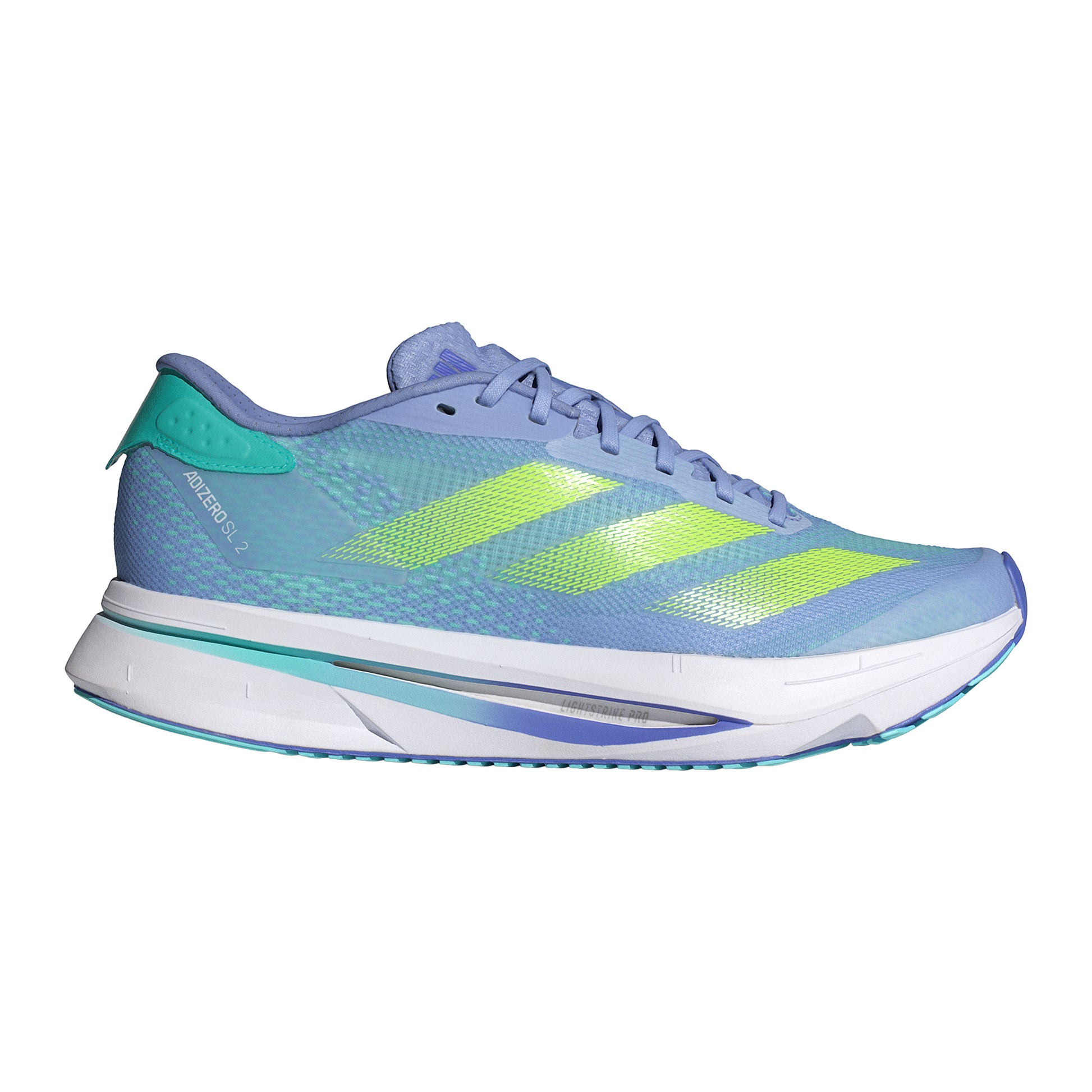 adidas adizero SL 2 Zapatilla neutral Mujeres - azul claro, lima
