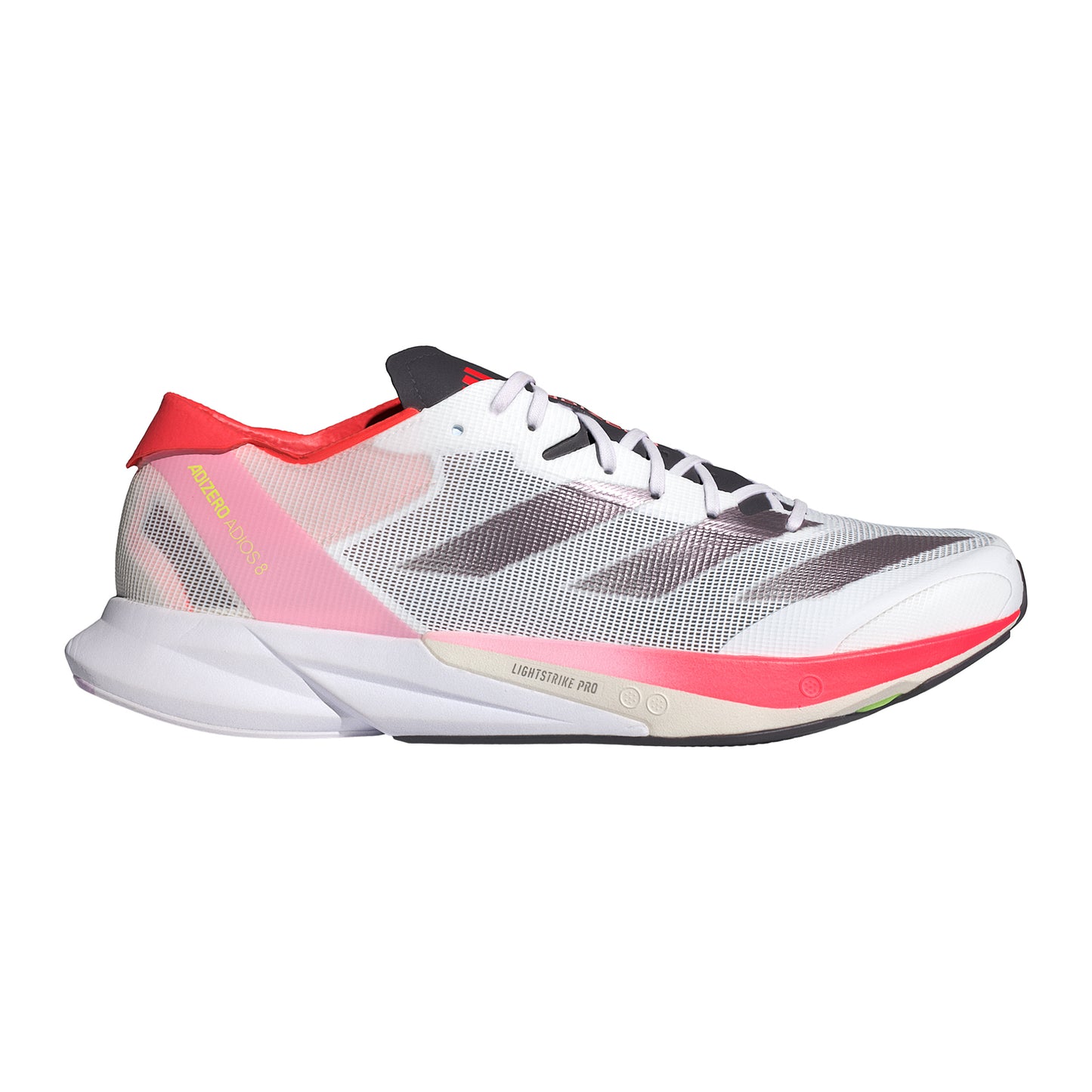 adidas Adizero Adios 8 Zapatilla de competición Hombres - blanco, naranja