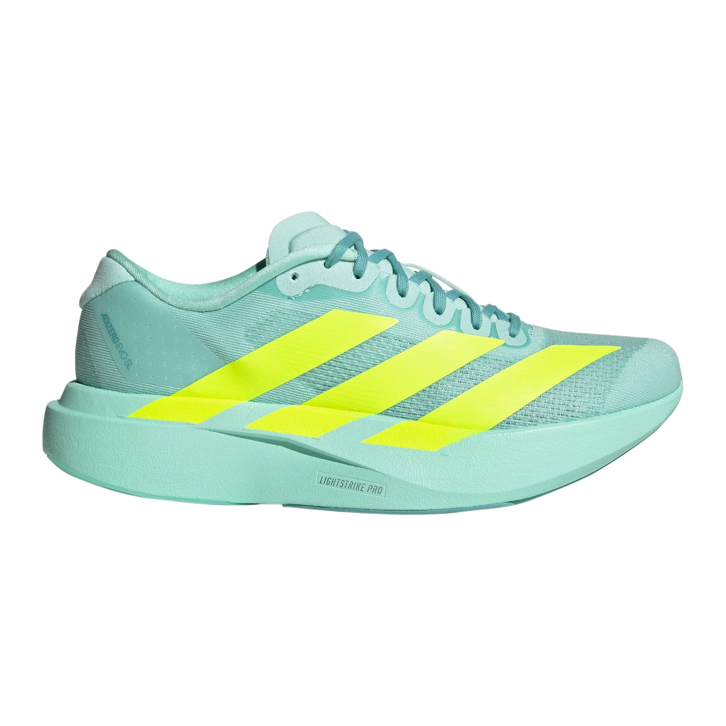 adidas adizero Evo SL Zapatilla de competición Mujeres - menta, amarillo neón