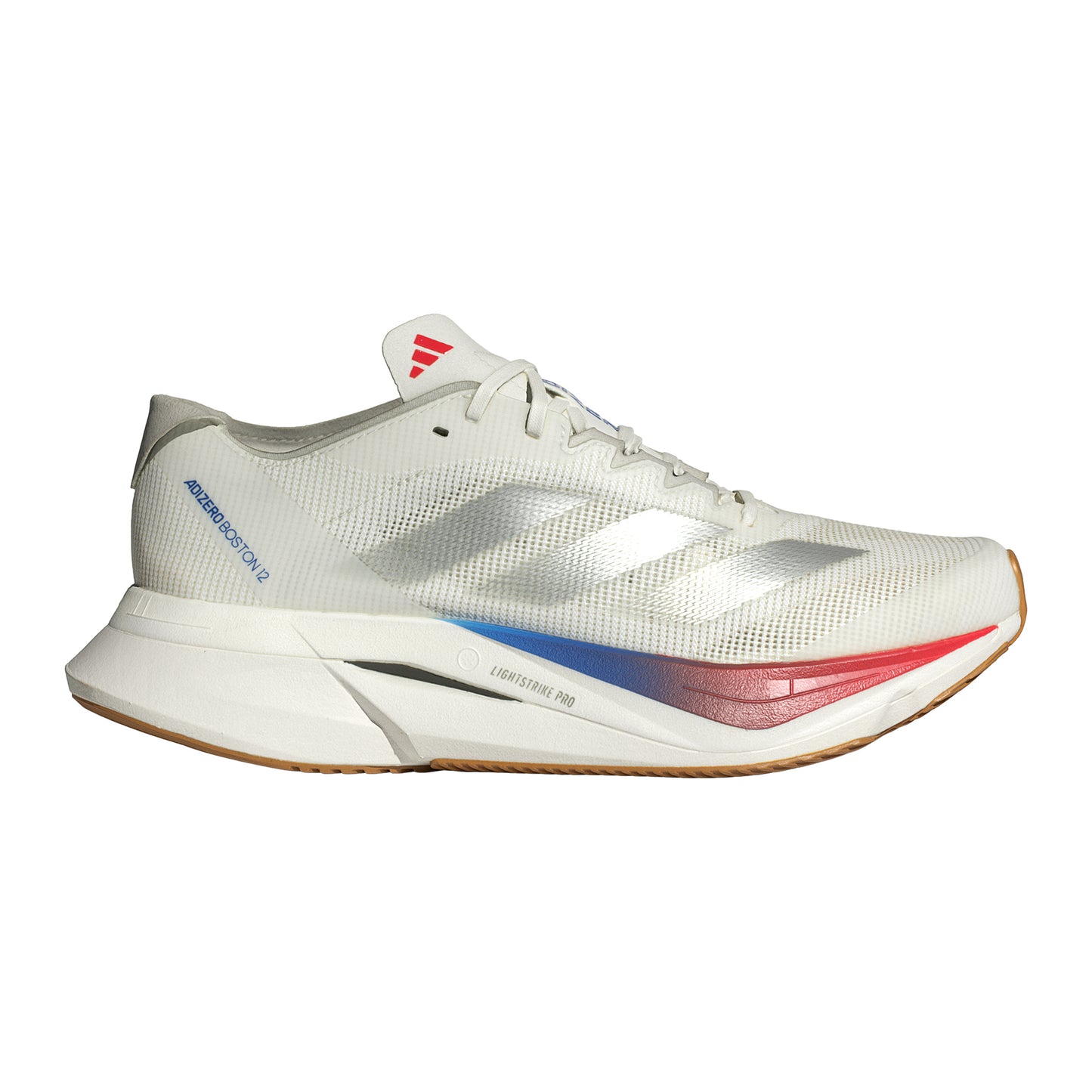 adidas Adizero Boston 12 Zapatilla de competición Mujeres - blanco, gris