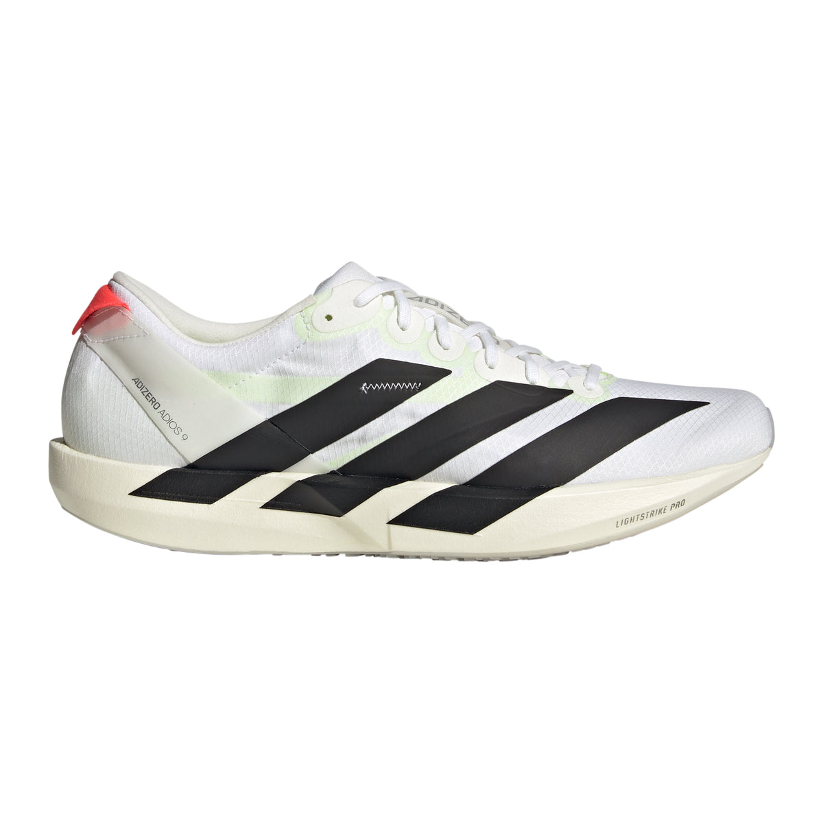 adidas adizero Adios 9 Zapatilla de competición Hombres - blanco, negro