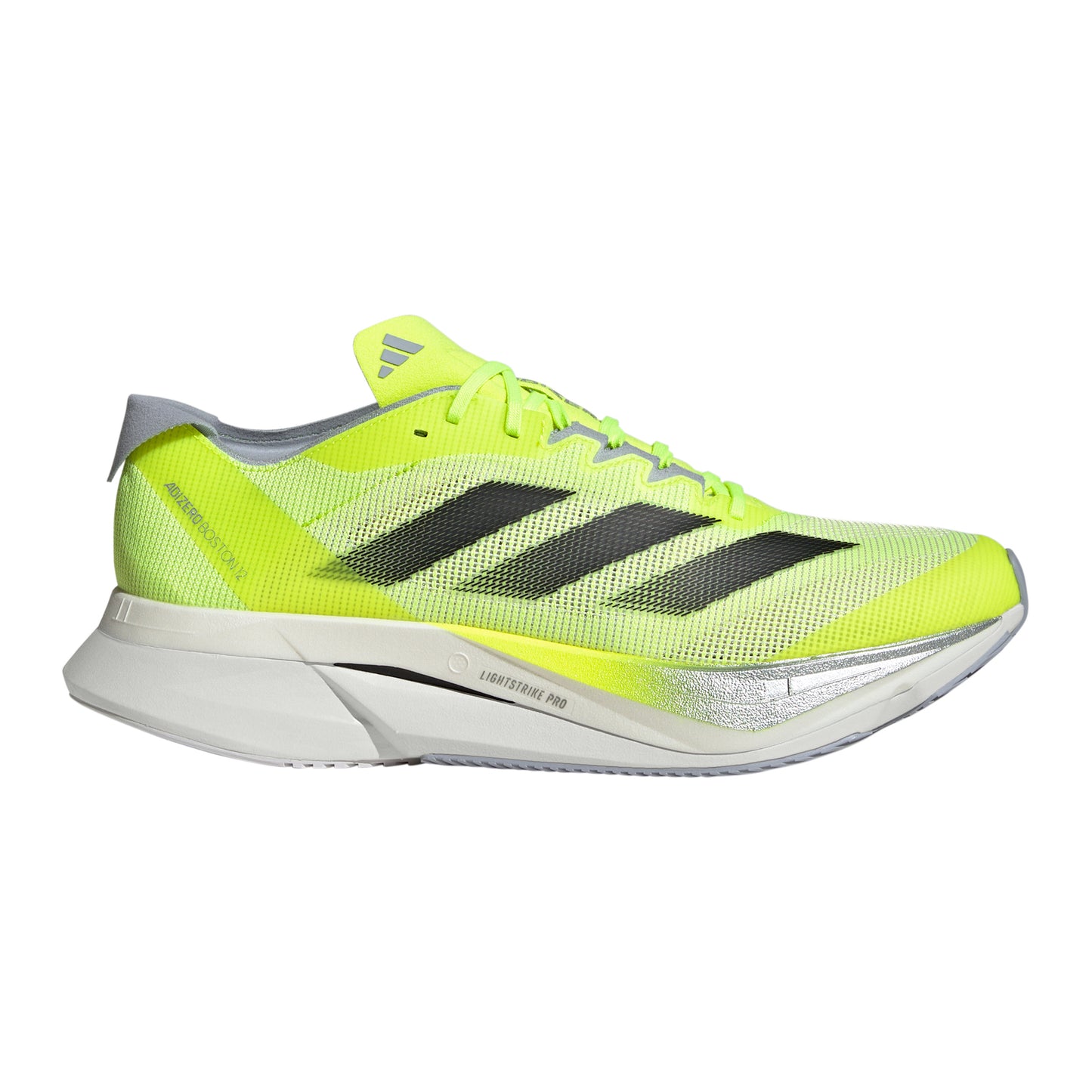 adidas Adizero Boston 12 Zapatilla de competición Hombres - amarillo neón, negro