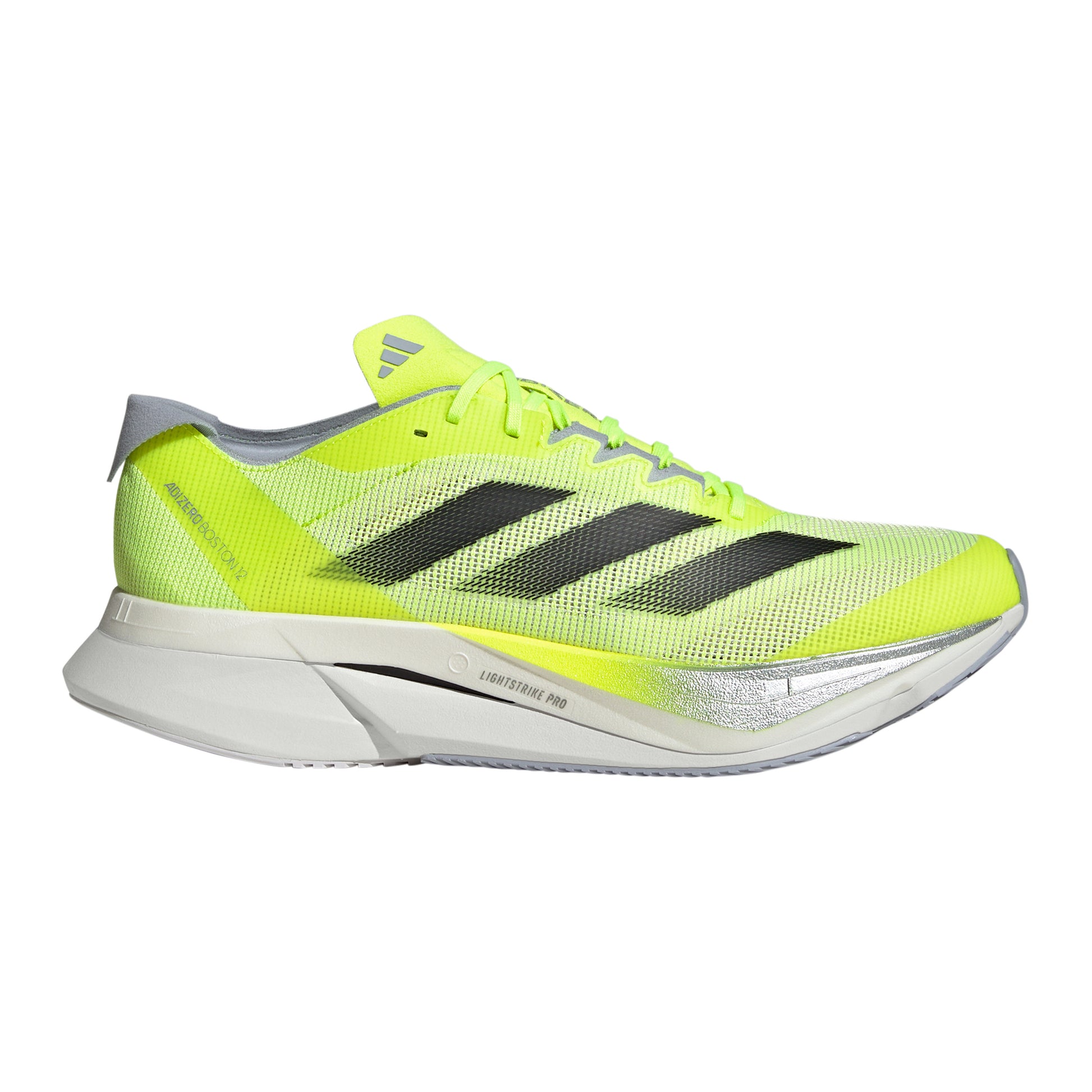 adidas Adizero Boston 12 Zapatilla de competición Hombres - amarillo neón, negro