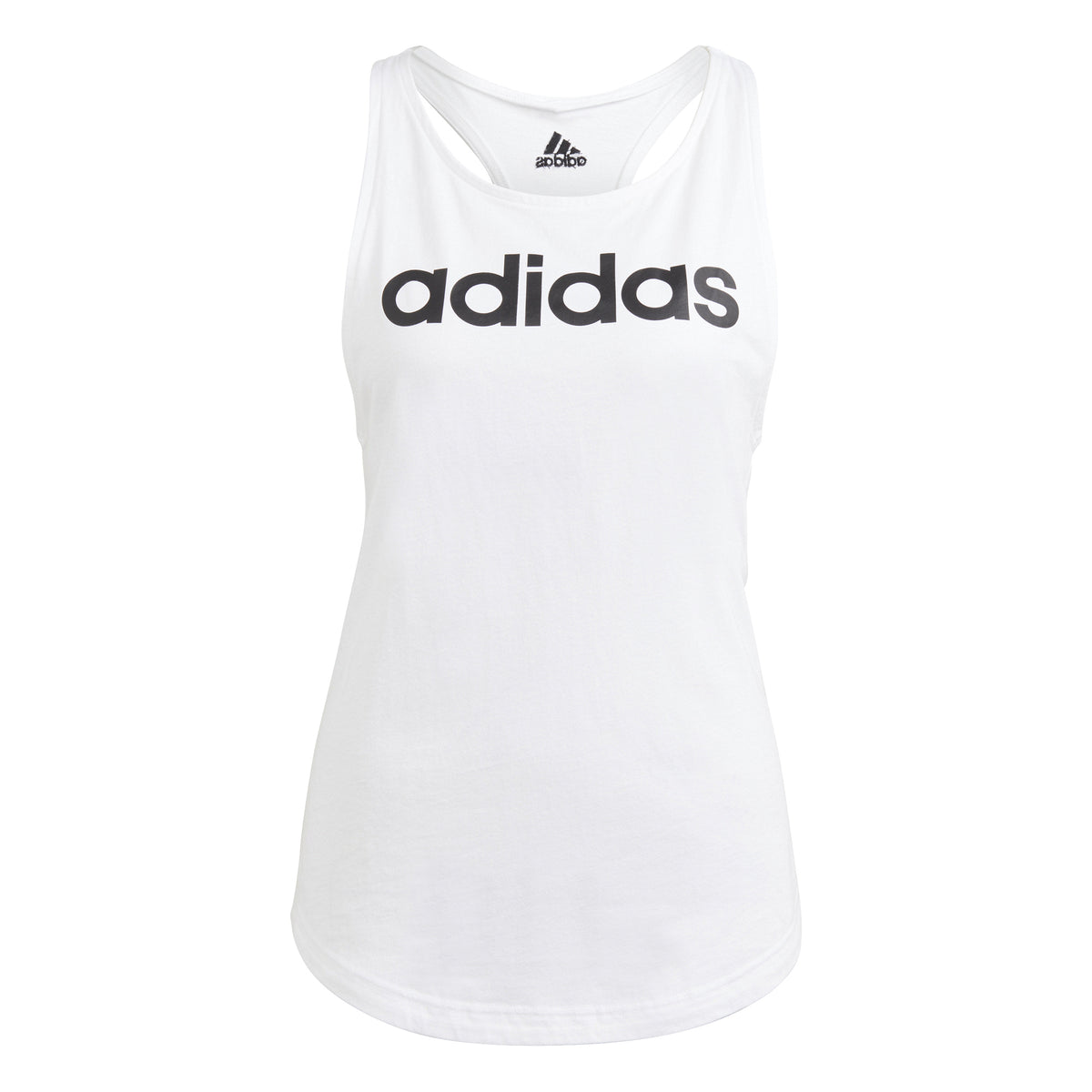 adidas Linear Camiseta de tirantes Mujeres - blanco, negro