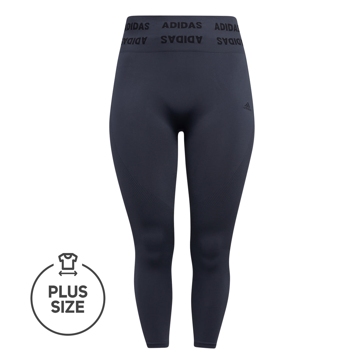 adidas Aeroknit Plus Size Malla Mujeres - gris oscuro, negro
