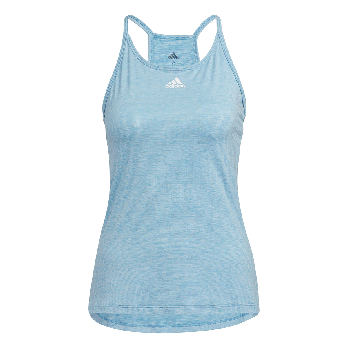 adidas Performance Camiseta de tirantes Mujeres - azul claro, blanco