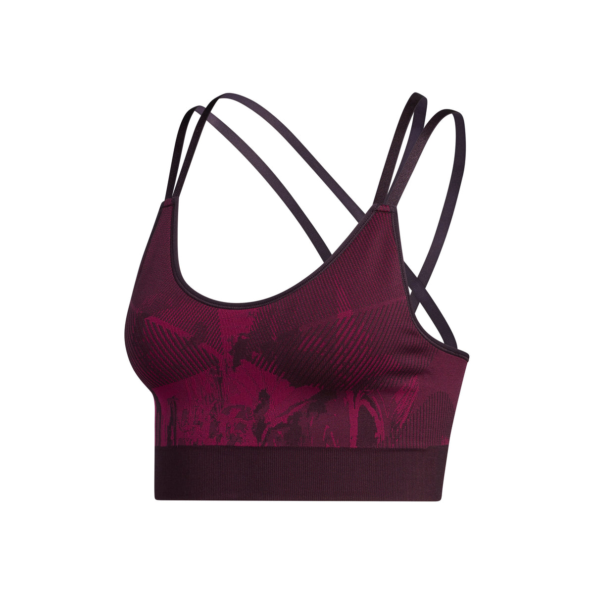 adidas AM PK FLW Sujetador deportivo Mujeres - berry, lila