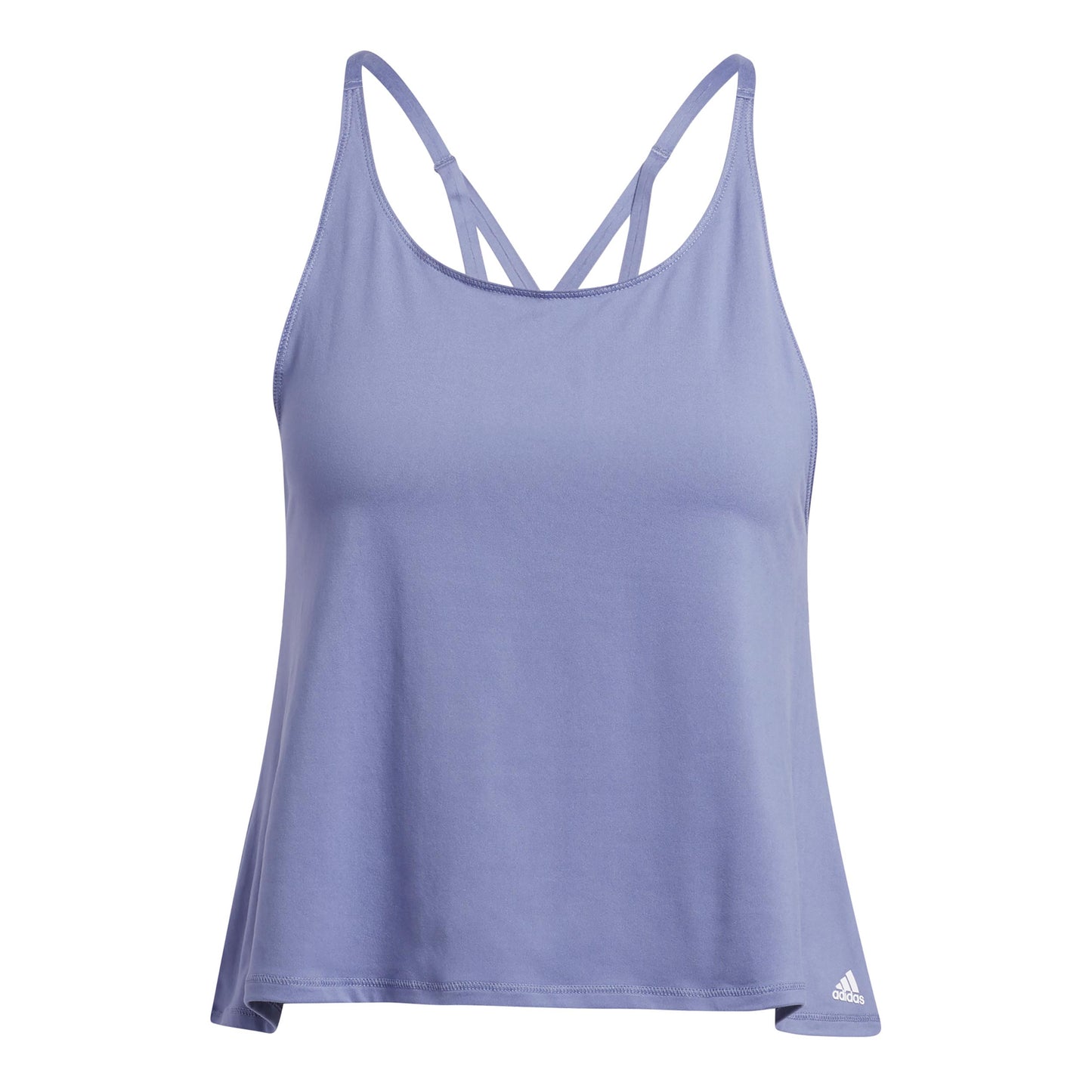 adidas Yoga Crop Camiseta de tirantes Mujeres - morado,