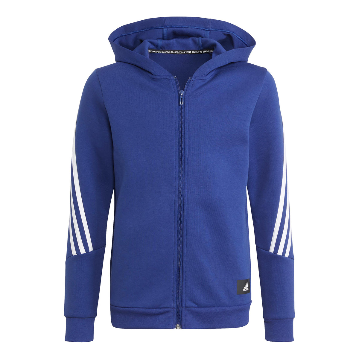 adidas Freelift 3-Stripes Sudadera con cremallera Chicos - azul, blanco