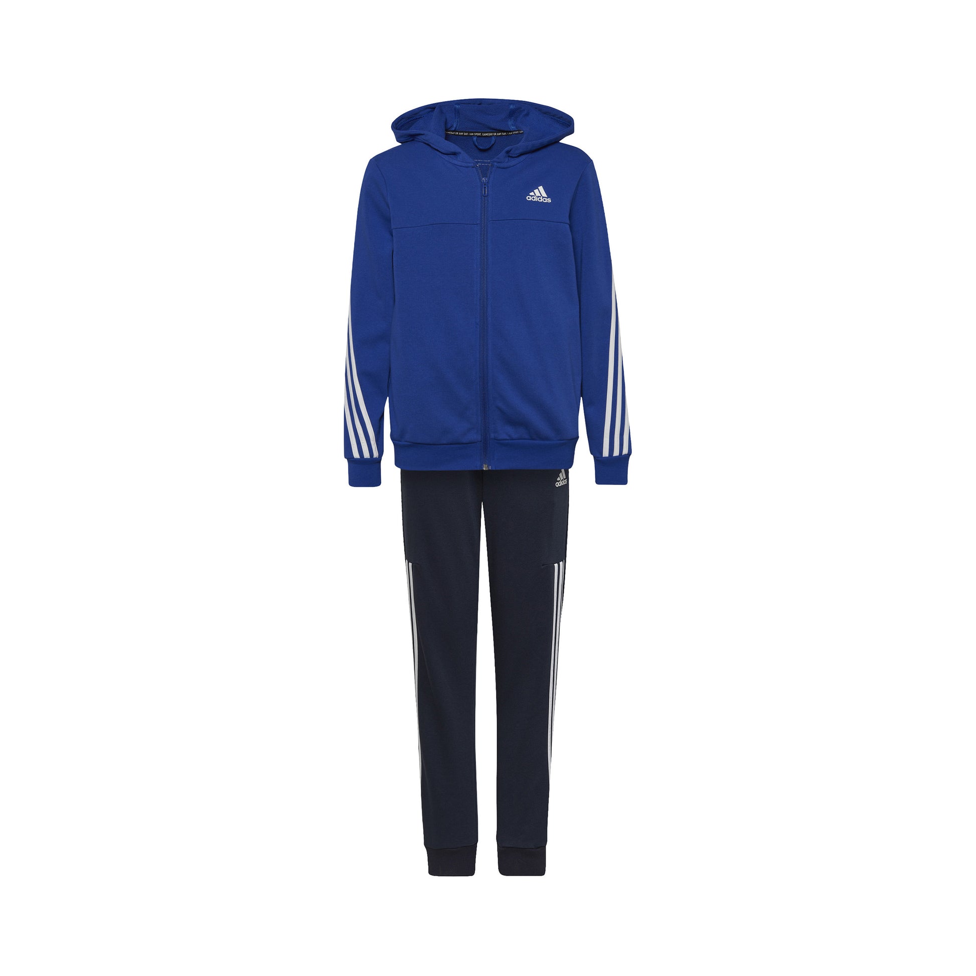 adidas Cotton Chándal Chicos - azul,