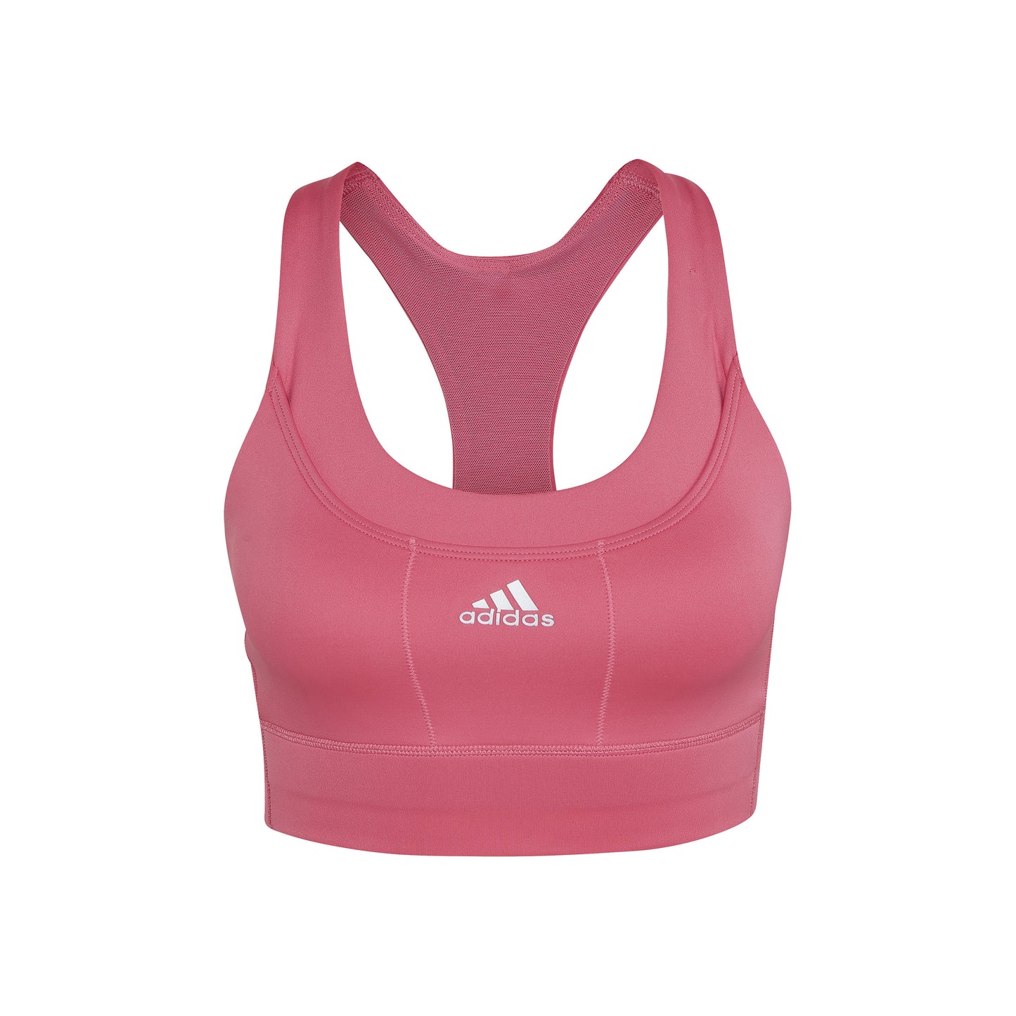 adidas Medium Support Primeknit Sujetador Deportivo Mujeres-Rojo