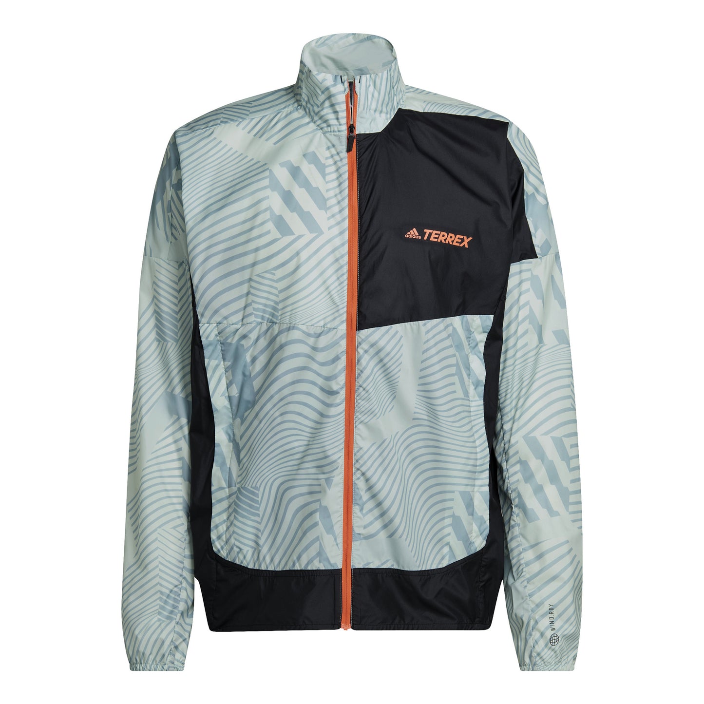 adidas Trail Chaqueta para correr Hombres - verde,