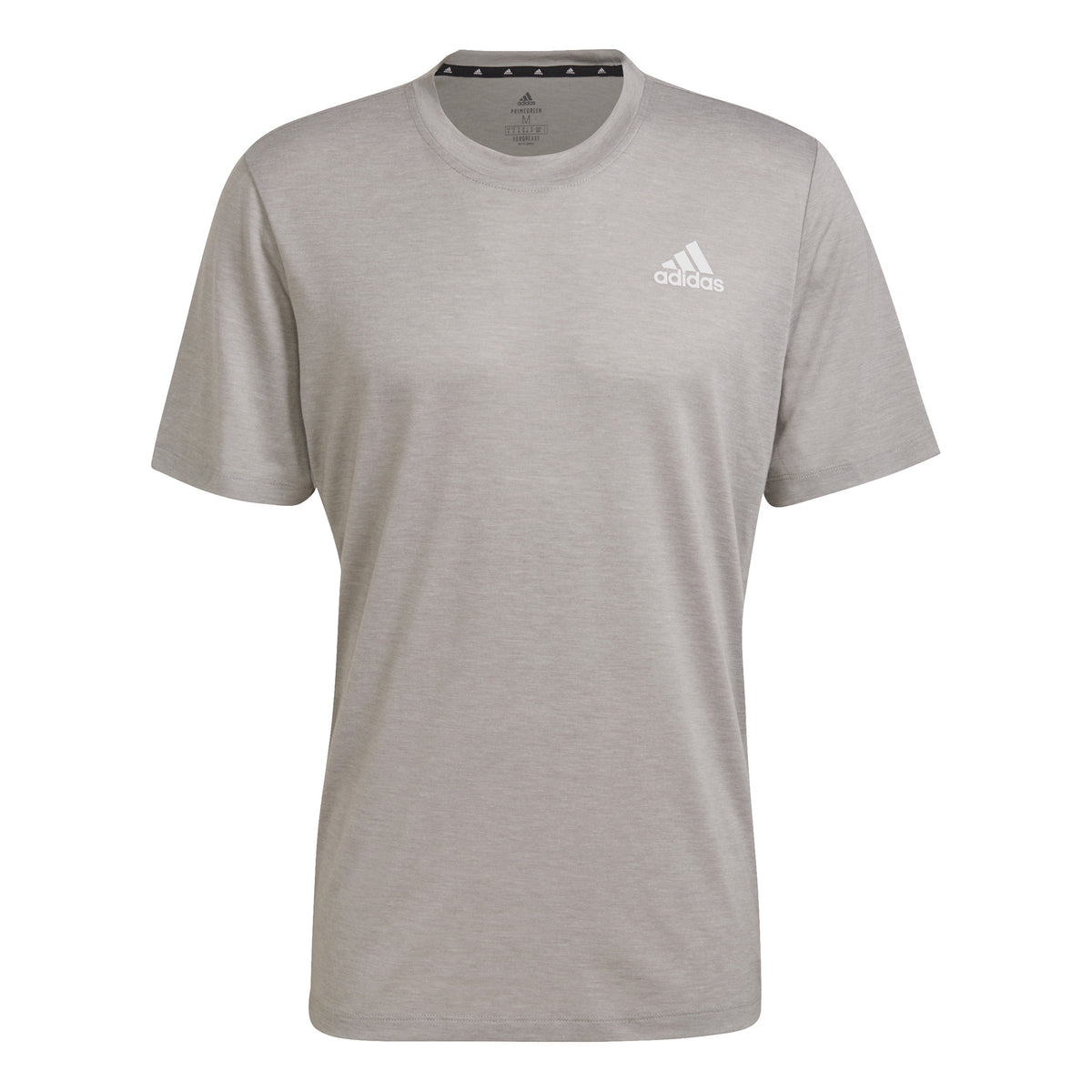 adidas Primeblue Designed 2 Move Heathered Sport Camiseta de manga corta Hombres - gris, blanco