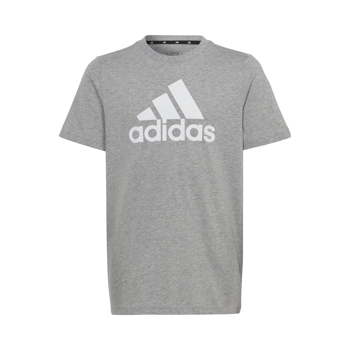adidas Big Logo Camiseta de manga corta Chicos - gris claro, blanco