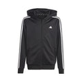 Training ES 3 Stripes Full-Zip Sudadera con cremallera Niños - negro, blanco