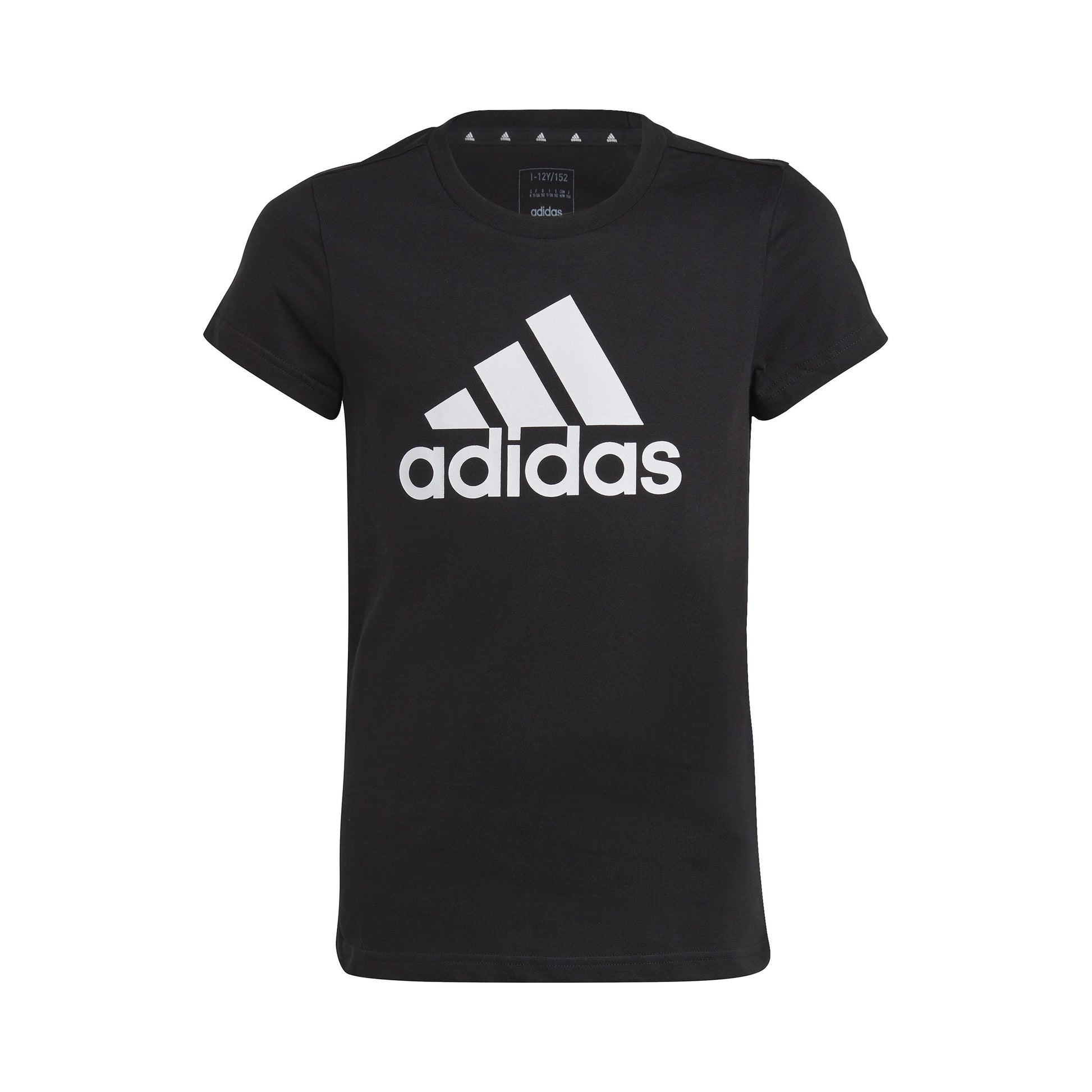 adidas Big Logo Camiseta de manga corta Chicas - negro, blanco