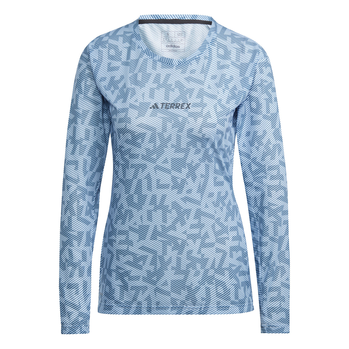 adidas Trail GFX Top de running Mujeres - azul,