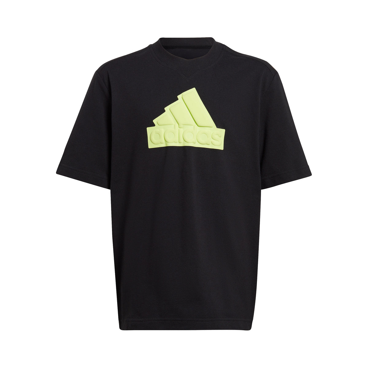 adidas Future Icon Logo Camiseta de manga corta Chicos - negro, lima