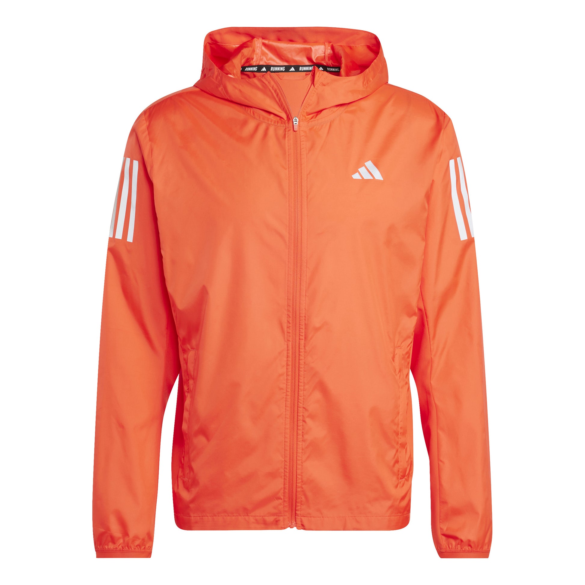 adidas Own the Run Chaqueta para correr Hombres - rojo neón,