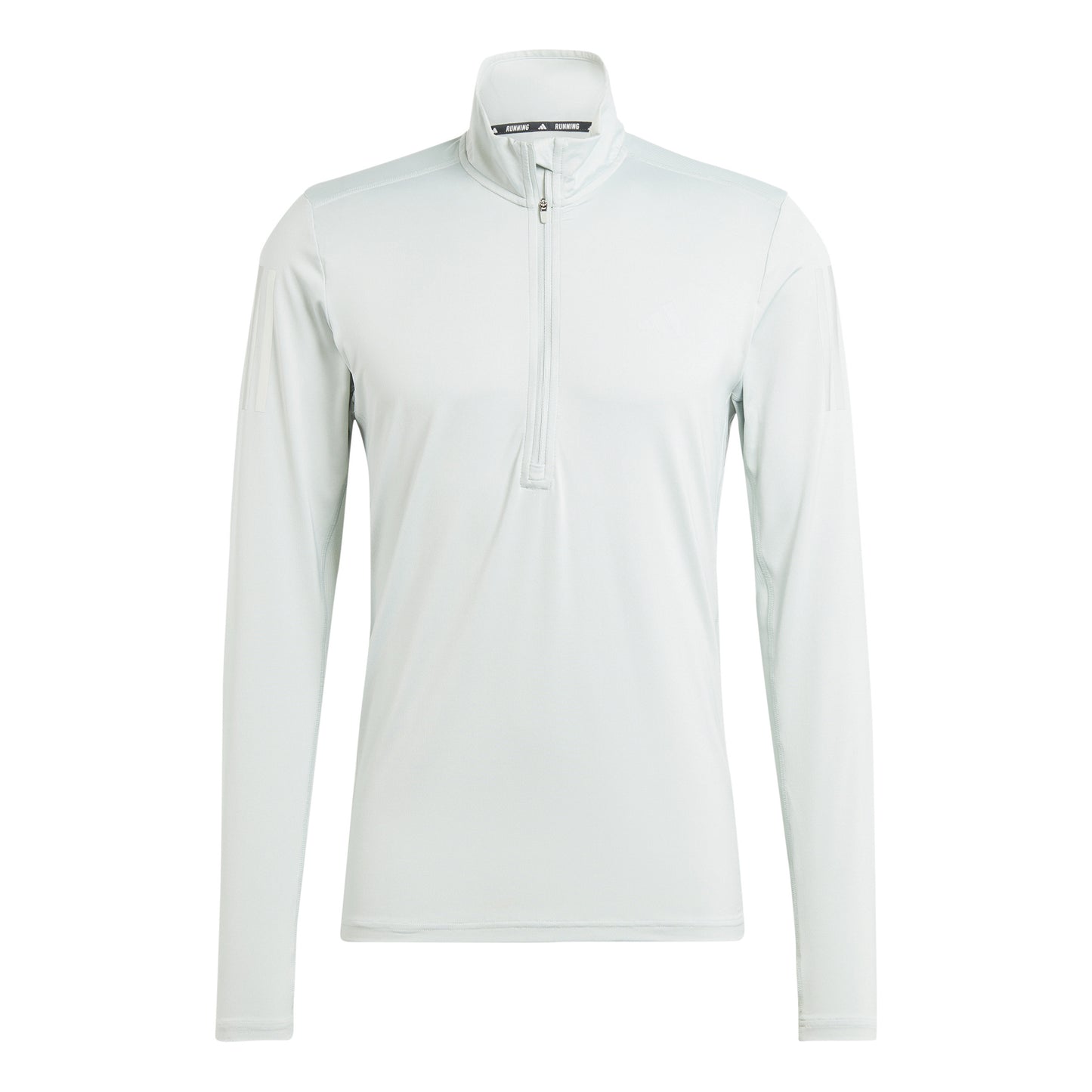 adidas Own the Run 1/4 Zip Camiseta de manga larga Hombres - azul-gris,