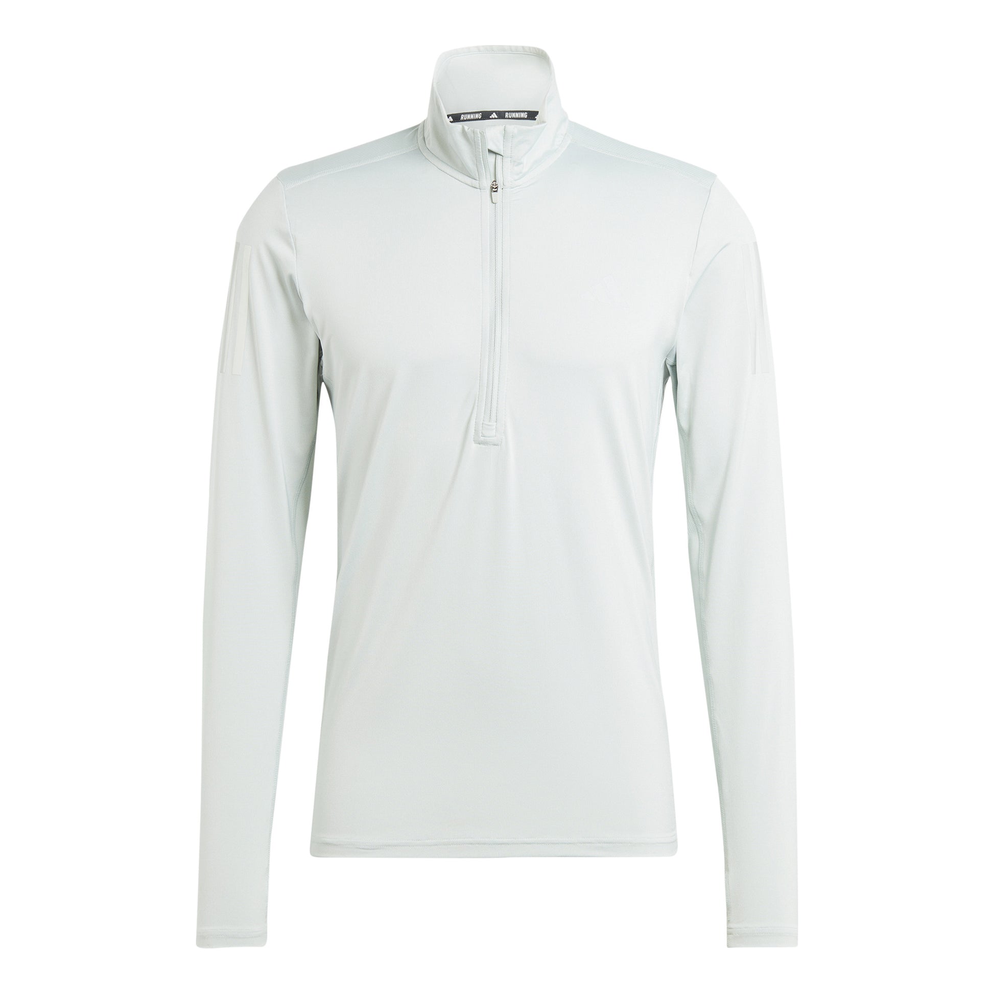 adidas Own the Run 1/4 Zip Camiseta de manga larga Hombres - azul-gris,
