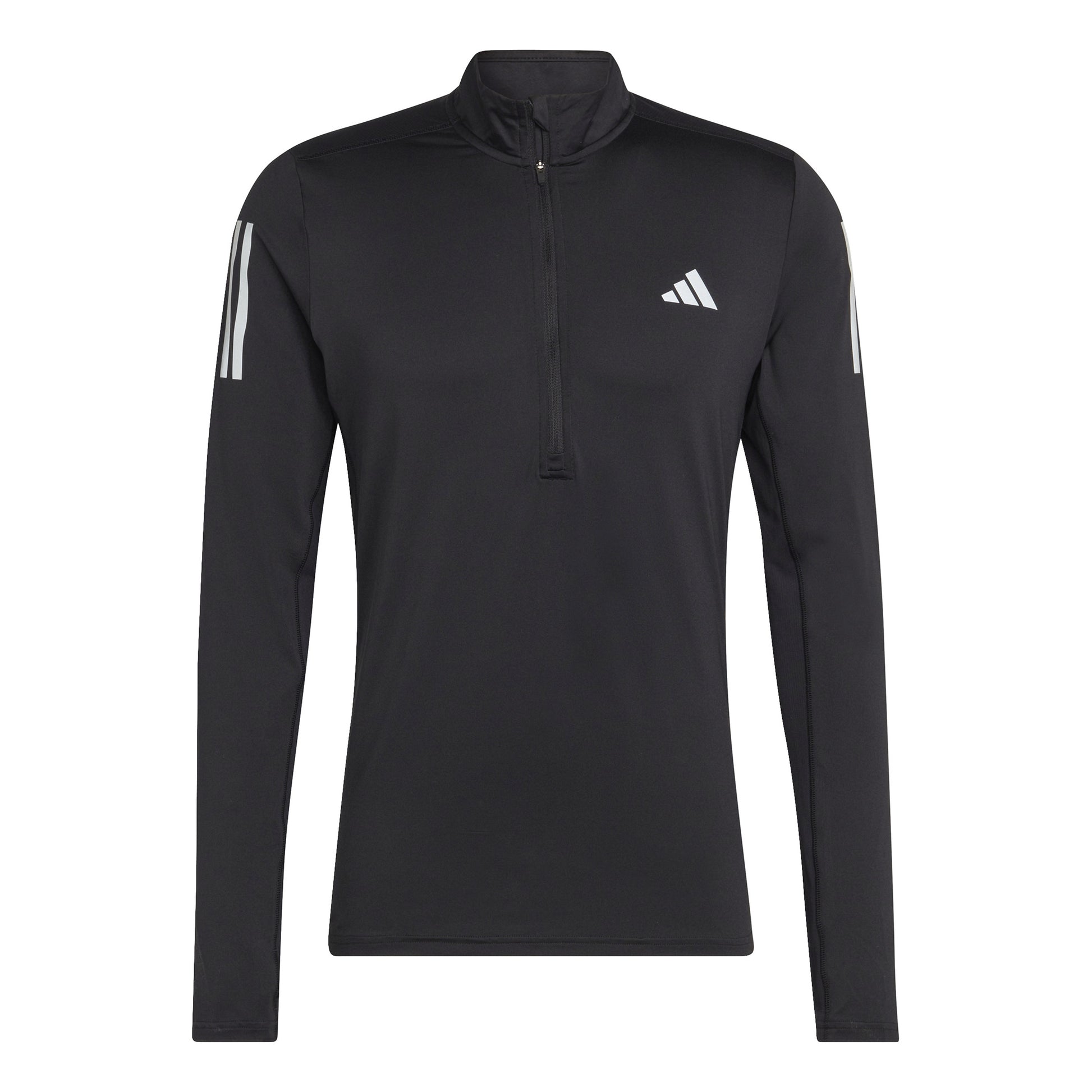 adidas Own the Run 1/4 Zip Camiseta de manga larga Hombres - negro,