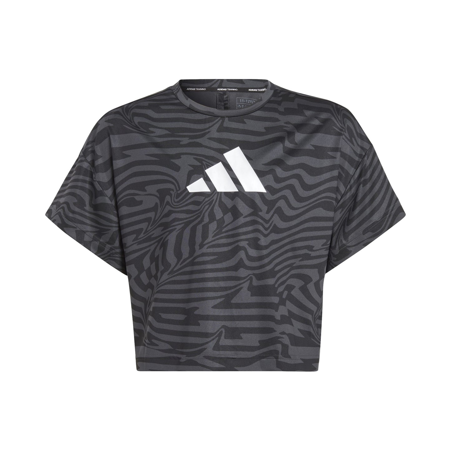 adidas Team Issue AOP Camiseta de manga corta Chicas - negro, gris oscuro