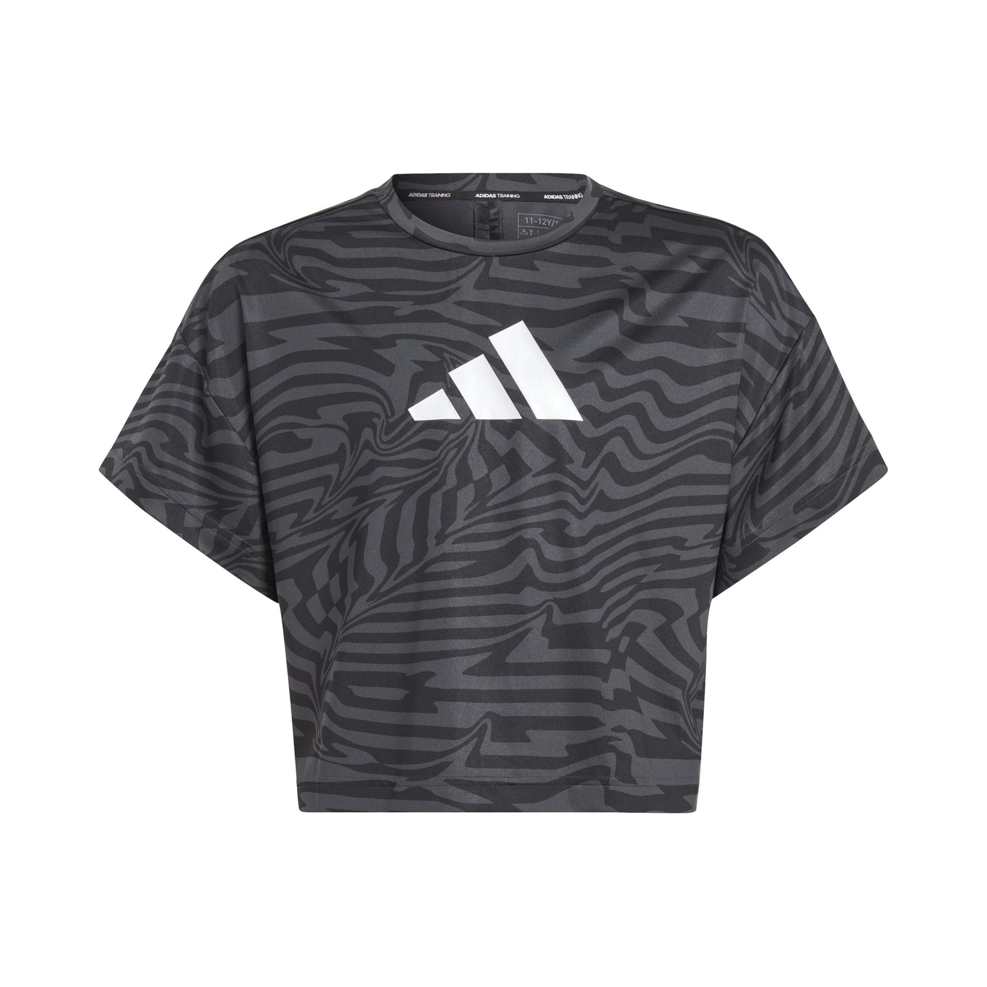 adidas Team Issue AOP Camiseta de manga corta Chicas - negro, gris oscuro