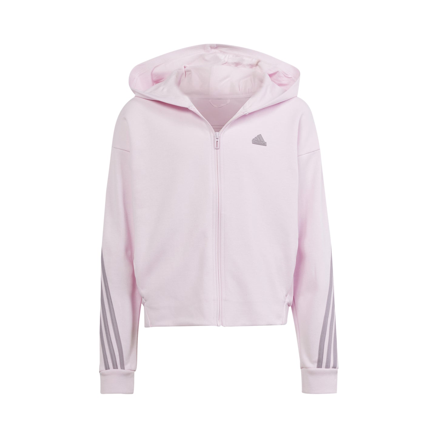 adidas Future Icon 3-Stripes Sudadera con cremallera Chicas - rosa,