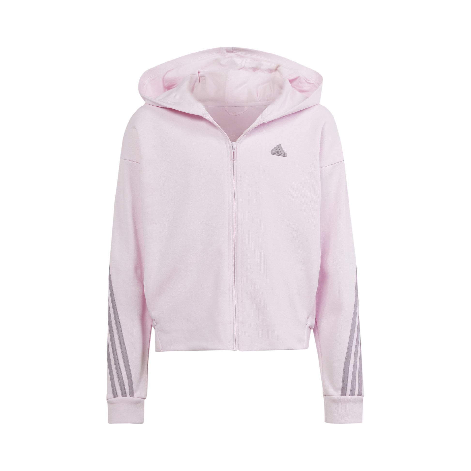 adidas Future Icon 3-Stripes Sudadera con cremallera Chicas - rosa,