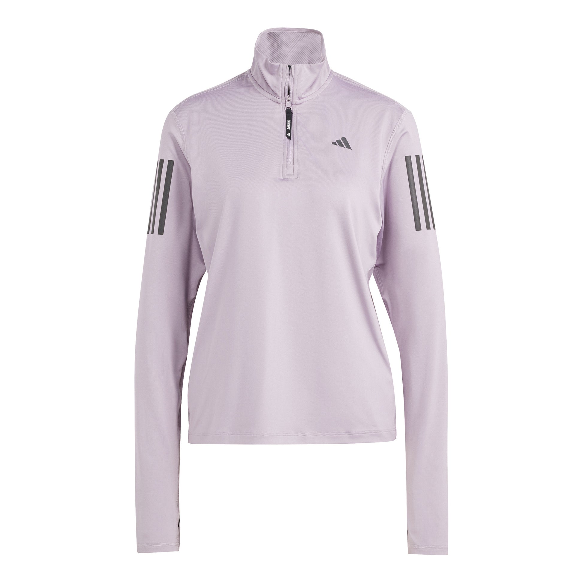 adidas Own the Run Half-Zip Camiseta de manga larga Mujeres - morado,