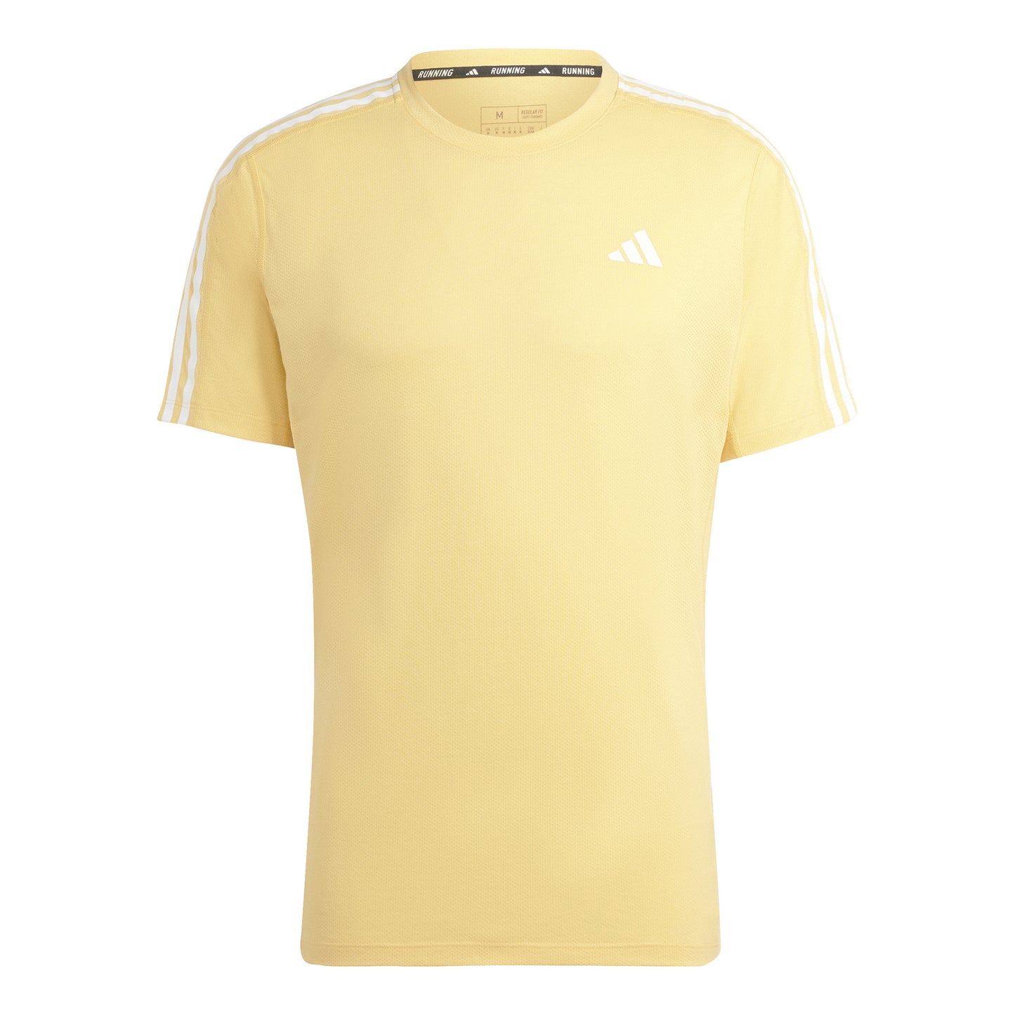 adidas Own The Run E 3S Camiseta de running Hombres - amarillo oro,