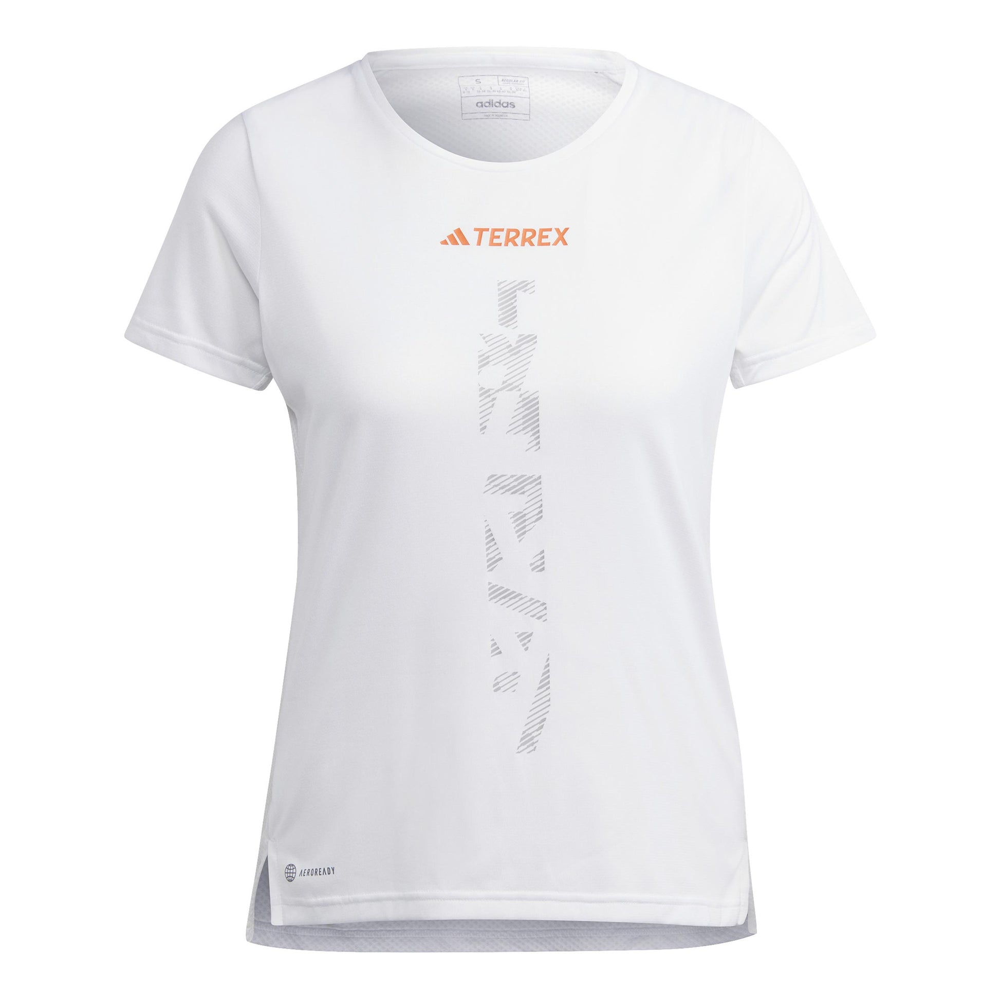 adidas Terrex AGR Camiseta de running Mujeres - blanco,