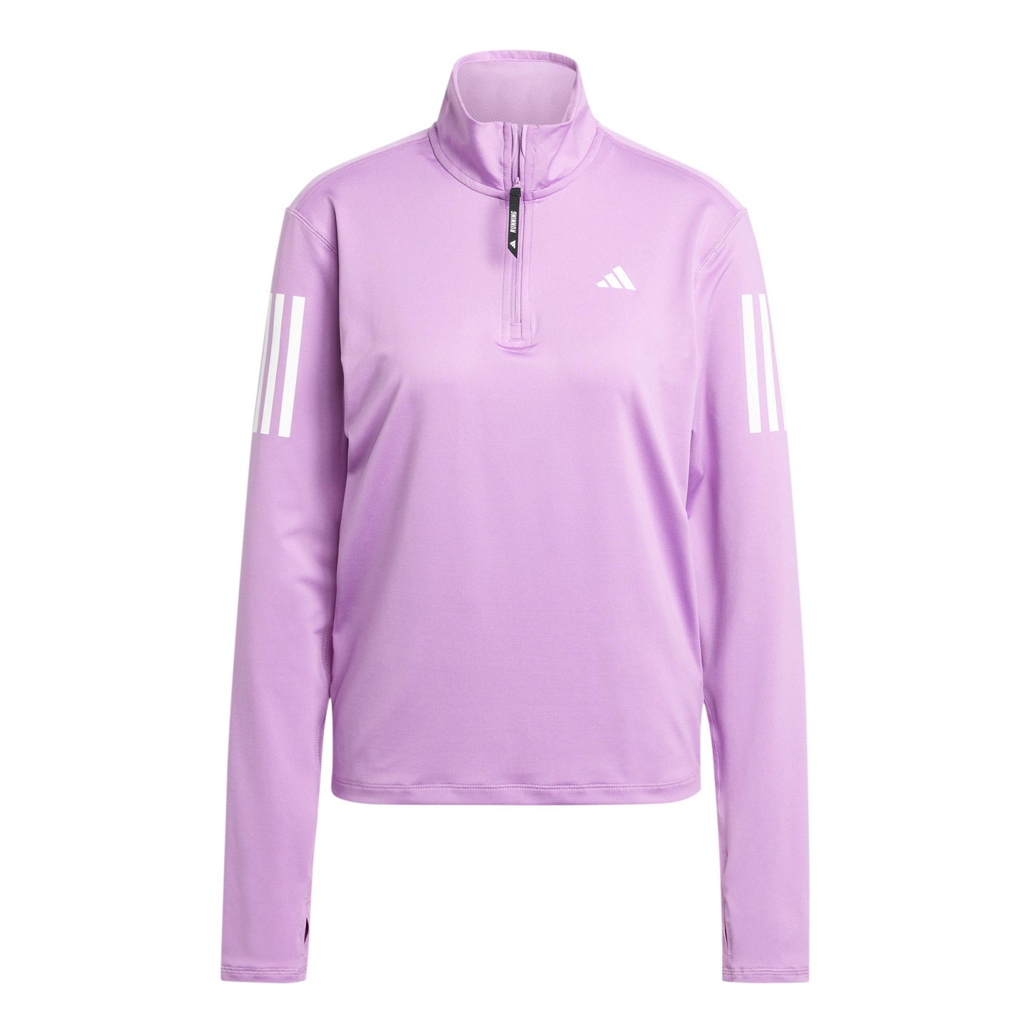 adidas Own the Run Half-Zip Camiseta de manga larga Mujeres - lila,