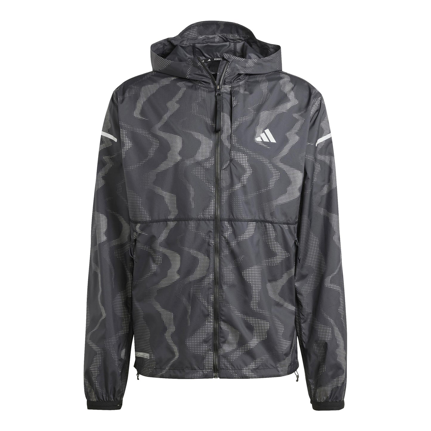 adidas Ultimate Premium Chaqueta Para Correr Hombres-Negro