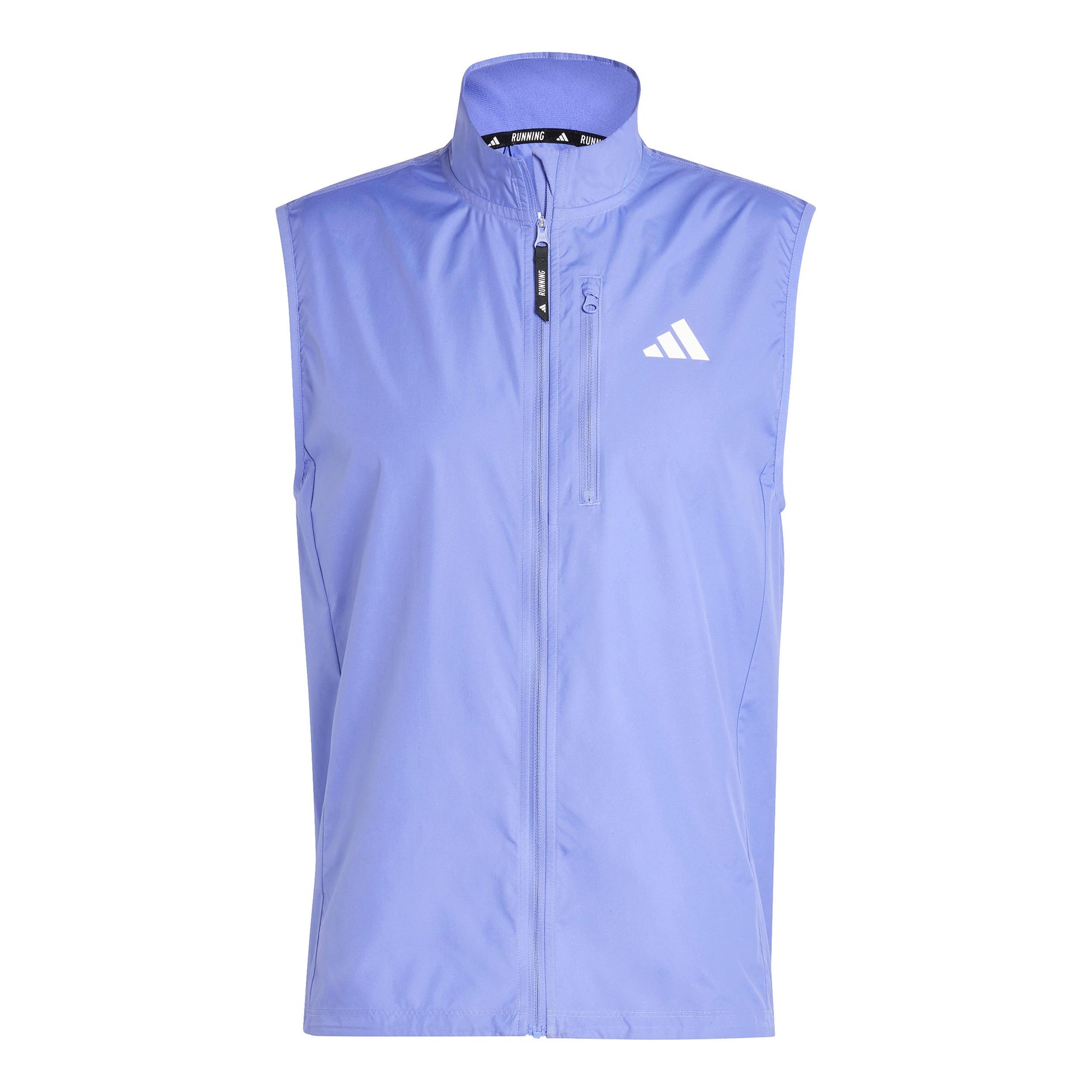adidas Own the Run Chaleco Hombres - azul,