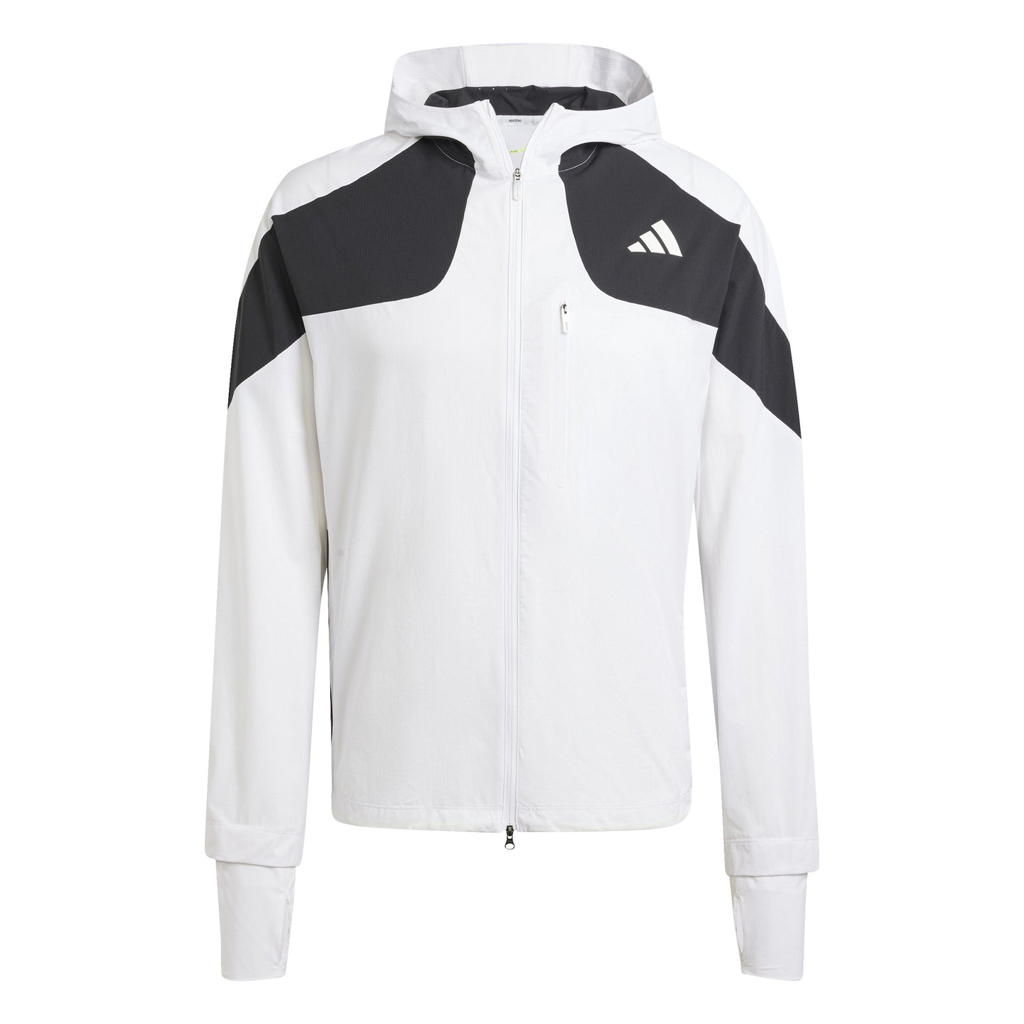 adidas Adizero Chaqueta Para Correr Hombres-Blanco