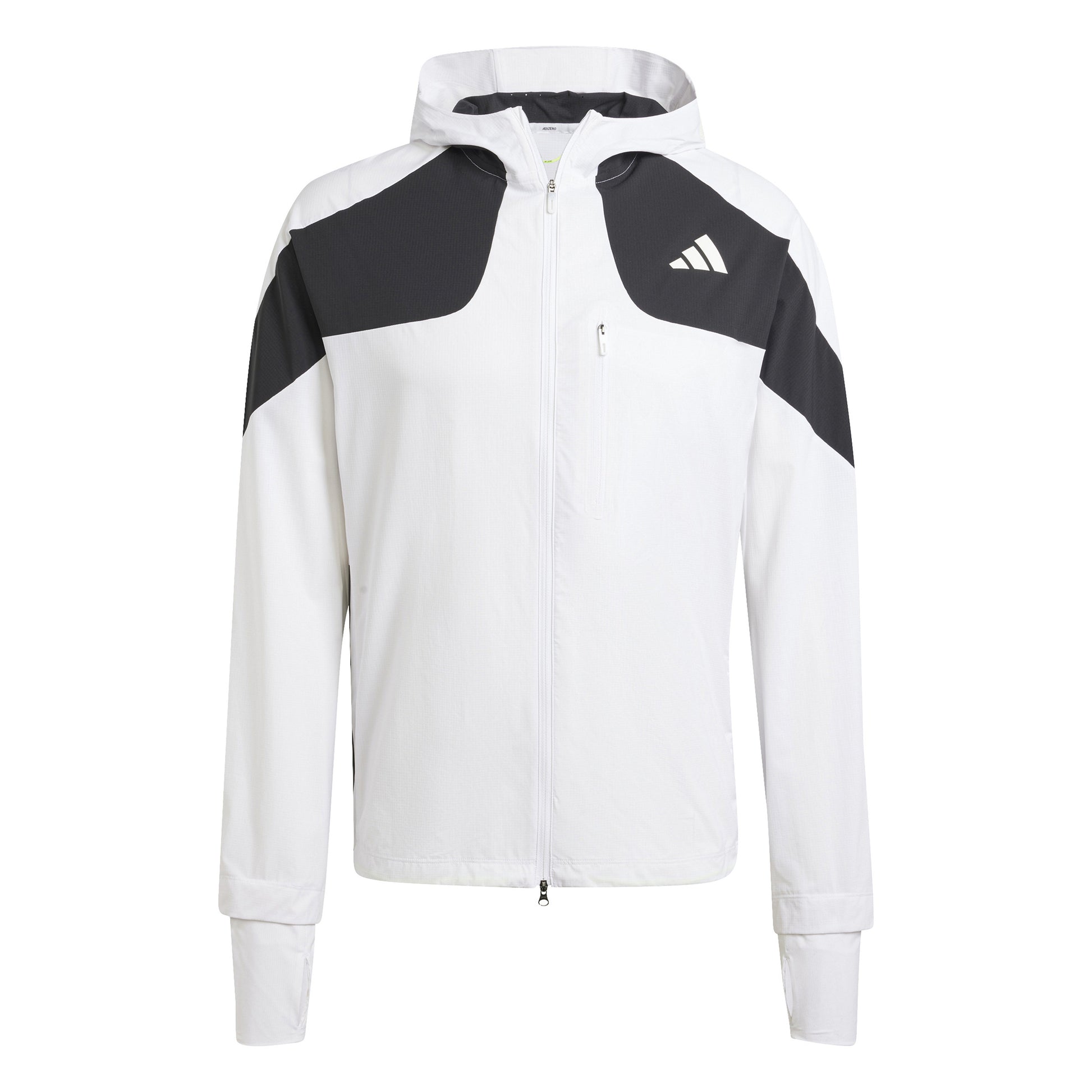 adidas Adizero Chaqueta Para Correr Hombres-Blanco