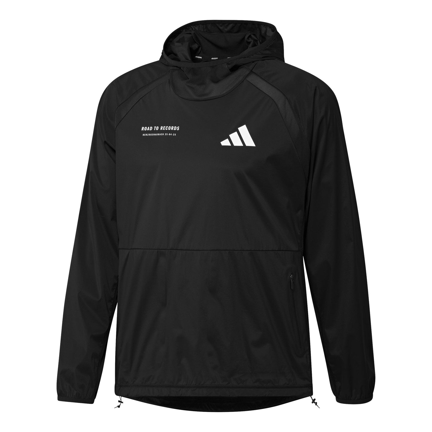 adidas Road To Records Hoodie Sudadera Con Capucha-Negro,Blanco