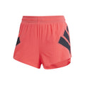 Road to Records 2in Split Pantalones cortos Mujeres - coral, negro