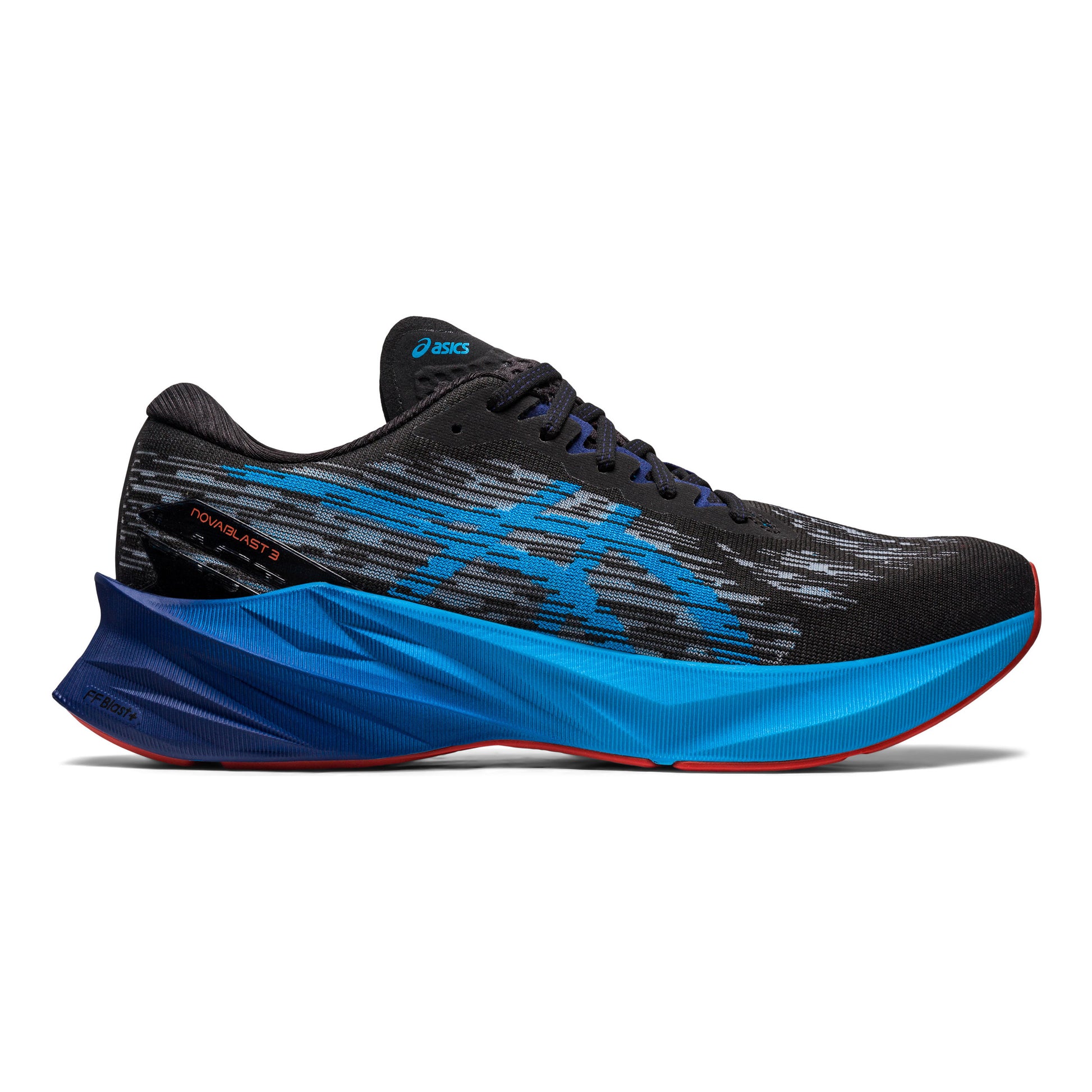 ASICS Novablast 3 Zapatilla neutral Hombres - negro, azul